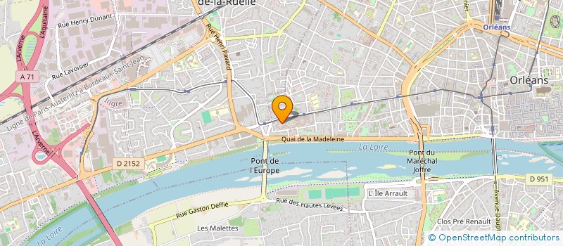 localisation de l'entreprise HORIZON CE à ORLEANS