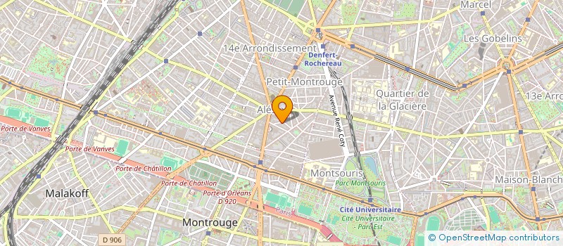 localisation de l'entreprise HORIZON & CG  PARIS