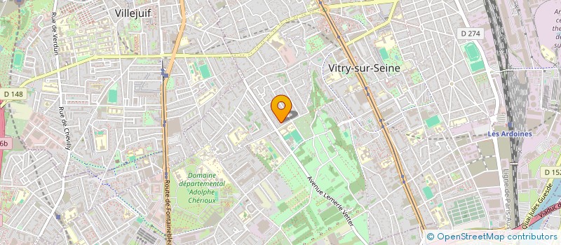 localisation de l'entreprise HORIZON CHARITY à VITRY-SUR-SEINE