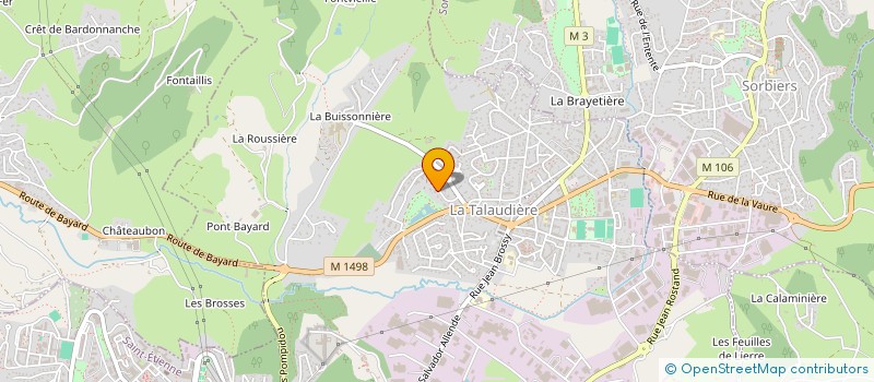 localisation de l'entreprise HORIZON CINQ  LA TALAUDIERE