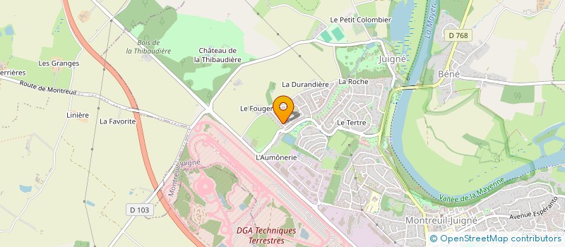 localisation de l'entreprise HORIZON COGNITION  MONTREUIL-JUIGNE