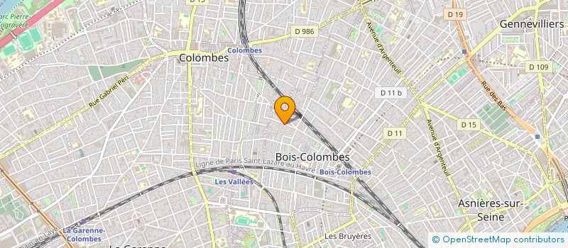 localisation de l'entreprise HORIZON COMMERCES à BOIS-COLOMBES