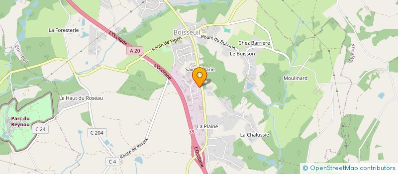 localisation de l'entreprise HORIZON CONCEPTION SOLUTION OUTDOOR  BOISSEUIL