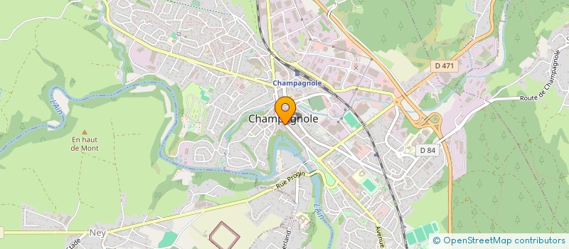 localisation de l'entreprise HORIZON CONSEIL à CHAMPAGNOLE