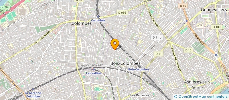 localisation de l'entreprise HORIZON CONSEIL & TRANSACTION  BOIS-COLOMBES