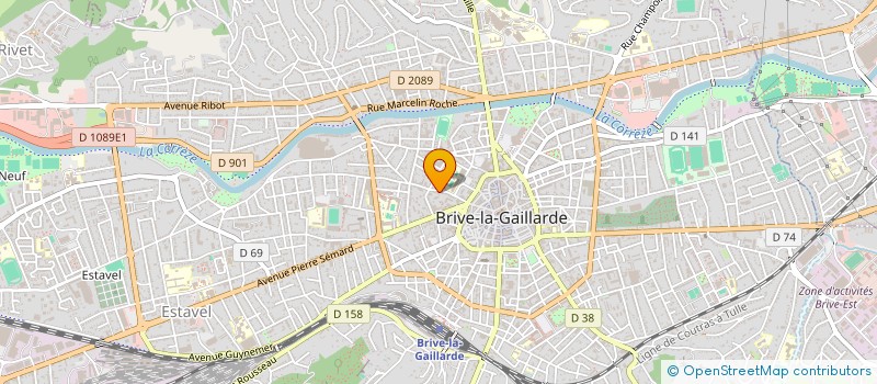 localisation de l'entreprise HORIZON CONSEILS  BRIVE-LA-GAILLARDE