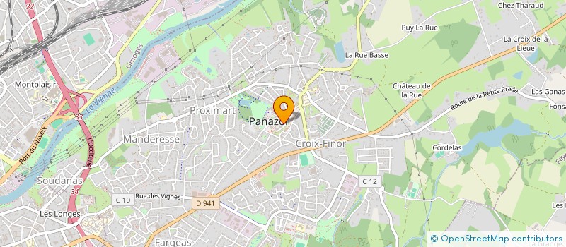 localisation de l'entreprise HORIZON CONSEILS ET EXPERTISES à PANAZOL