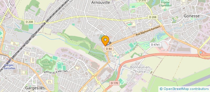 localisation de l'entreprise HORIZON CONSTRUCTION à ARNOUVILLE