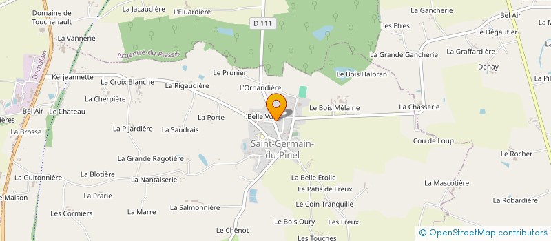 localisation de l'entreprise HORIZON CROISSANCE IMMO I  SAINT-GERMAIN-DU-PINEL