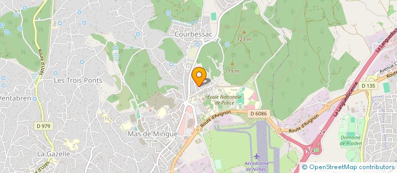 localisation de l'entreprise HORIZON D ARTS  NIMES