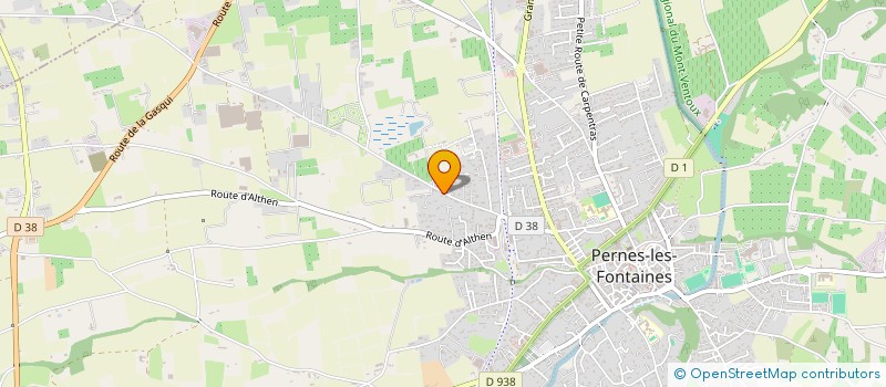 localisation de l'entreprise HORIZON D OCTOBRE  PERNES-LES-FONTAINES