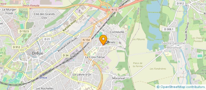 localisation de l'entreprise HORIZON DES EVENEMENTS-CIE DE THEATRE- à DREUX