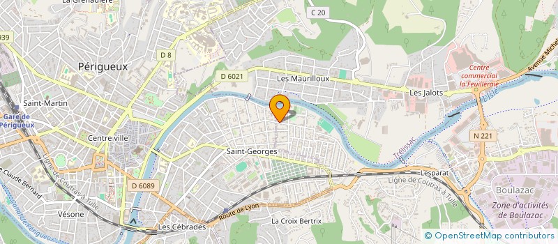localisation de l'entreprise HORIZON DEVELOPPEMENT  BOULAZAC ISLE MANOIRE