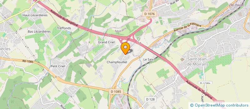 localisation de l'entreprise HORIZON DEVELOPPEMENT à MOIRANS