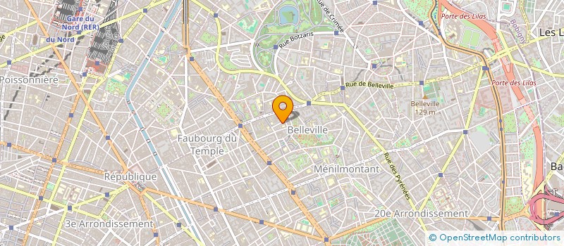 localisation de l'entreprise HORIZON DIVERS ET NOUVELLES TECHNOLOGIES DE L'INFORMATION ET DE LA COMMUNICATION  PARIS