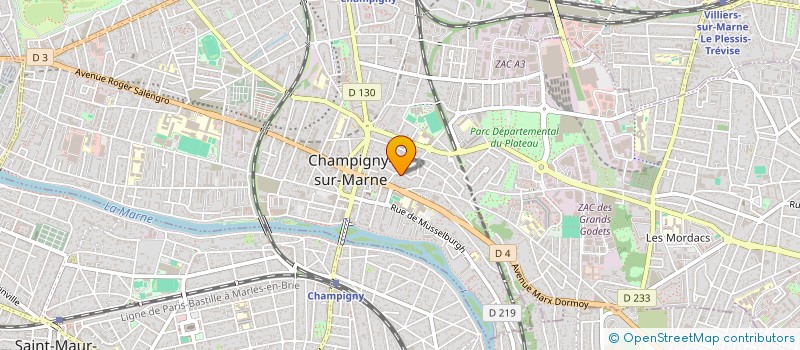 localisation de l'entreprise HORIZON DOCUMENTAIRE à CHAMPIGNY-SUR-MARNE