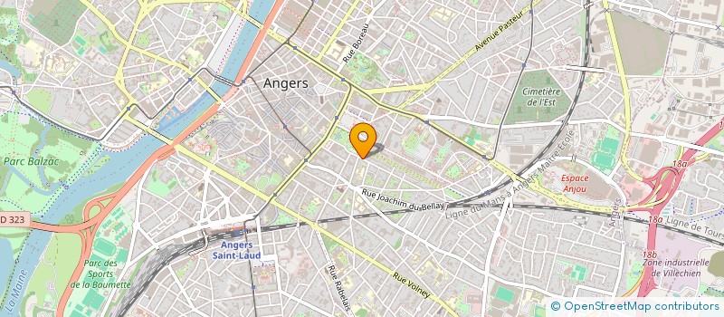 localisation de l'entreprise HORIZON DU LION à ANGERS