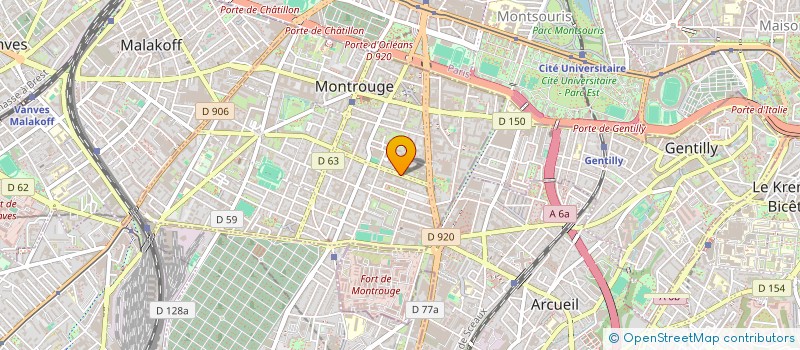 localisation de l'entreprise HORIZON EA  MONTROUGE