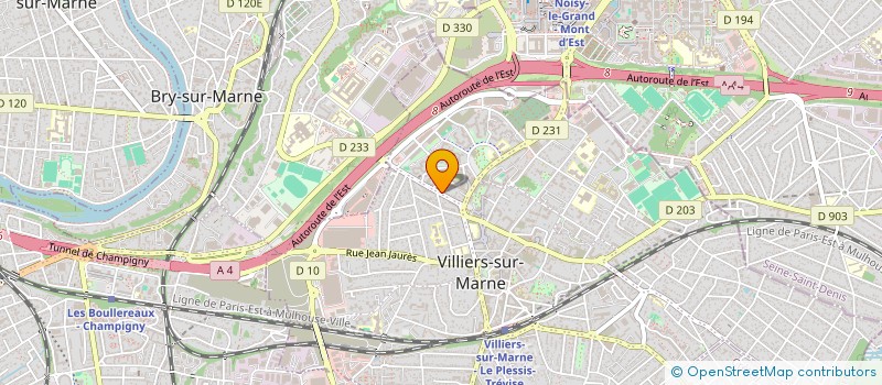 localisation de l'entreprise HORIZON ECLAIRE  VILLIERS-SUR-MARNE