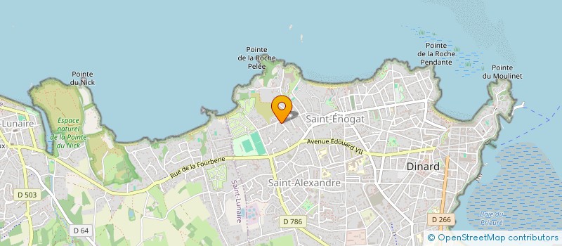 localisation de l'entreprise HORIZON EMERAUDE  DINARD