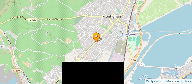 localisation de l'entreprise HORIZON - ENFANT - HANDICAP à FRONTIGNAN