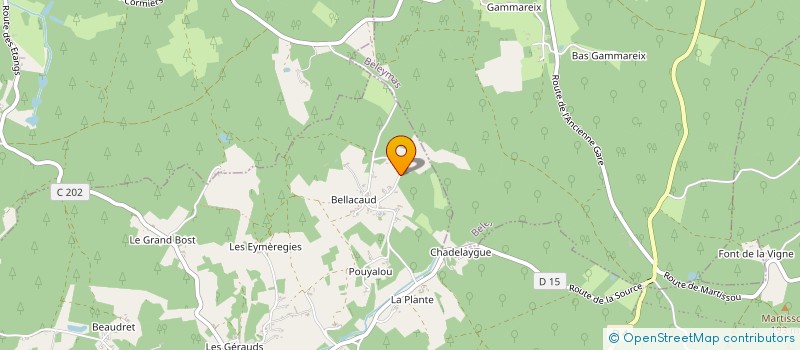 localisation de l'entreprise HORIZON ENR  LA FORCE