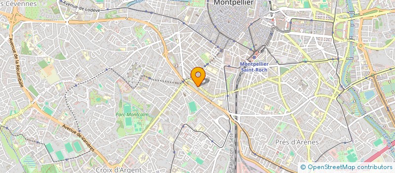 localisation de l'entreprise HORIZON ET BATI à MONTPELLIER