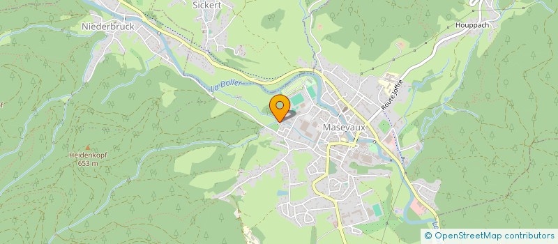 localisation de l'entreprise HORIZON EURL  MASEVAUX-NIEDERBRUCK