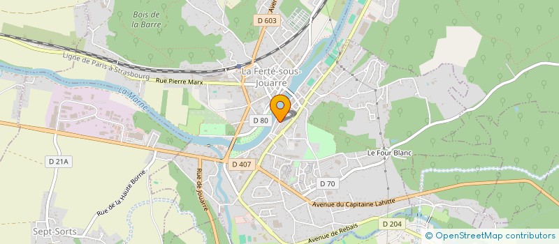 localisation de l'entreprise HORIZON EUROPE à LA FERTE-SOUS-JOUARRE