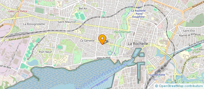 localisation de l'entreprise HORIZON FAMILLE HANDICAP 17  LA ROCHELLE