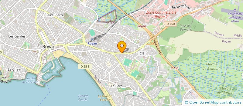 localisation de l'entreprise HORIZON FENETRES  ROYAN