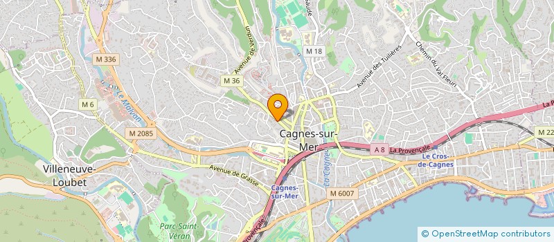 localisation de l'entreprise HORIZON FIBRE OPTIQUE à CAGNES-SUR-MER