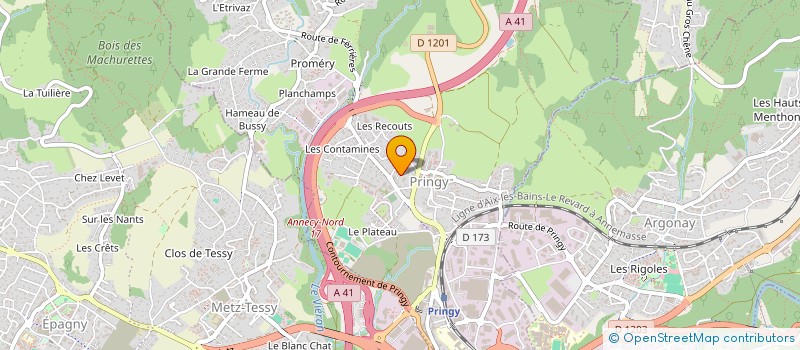 localisation de l'entreprise HORIZON FINANCEMENT à ANNECY