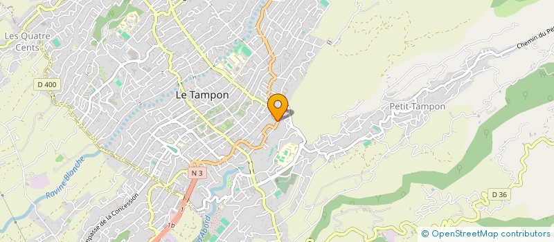 localisation de l'entreprise HORIZON FM  LE TAMPON