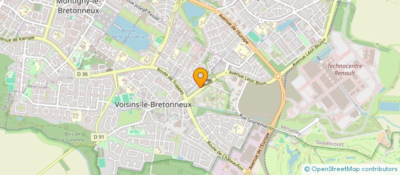 localisation de l'entreprise HORIZON FONCIERE  VOISINS-LE-BRETONNEUX