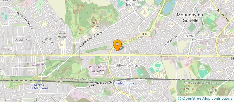localisation de l'entreprise HORIZON FORM à BILLY MONTIGNY