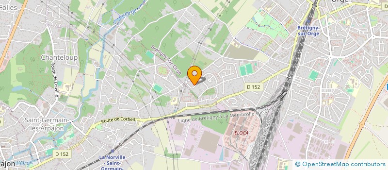 localisation de l'entreprise HORIZON FORMATION C ET D à BRETIGNY-SUR-ORGE