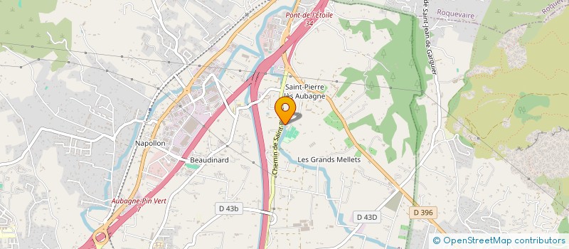 localisation de l'entreprise HORIZON GIRARD  AUBAGNE