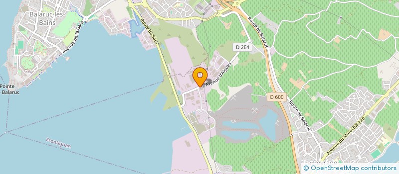 localisation de l'entreprise HORIZON HABITAT à FRONTIGNAN