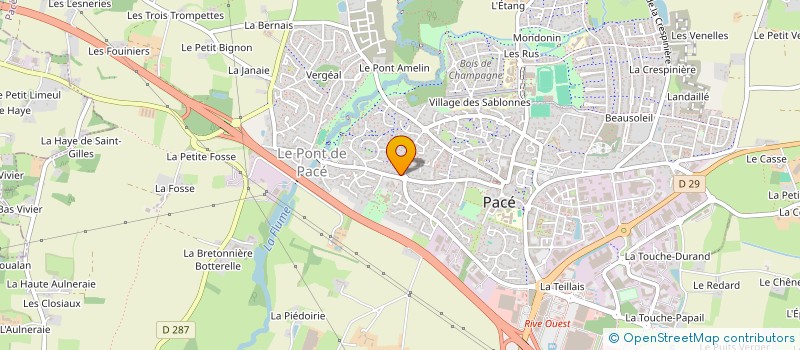 localisation de l'entreprise HORIZON HARMONIE  PACE