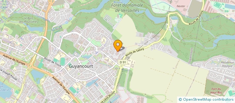 localisation de l'entreprise HORIZON HOLDING  GUYANCOURT