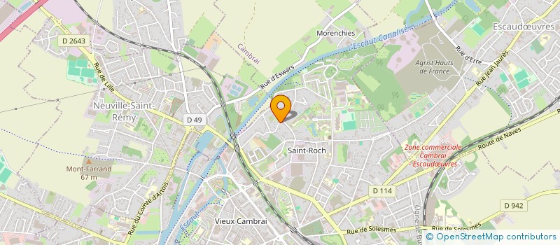 localisation de l'entreprise HORIZON HOLDING à CAMBRAI