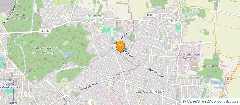 localisation de l'entreprise HORIZON IA  COUBRON