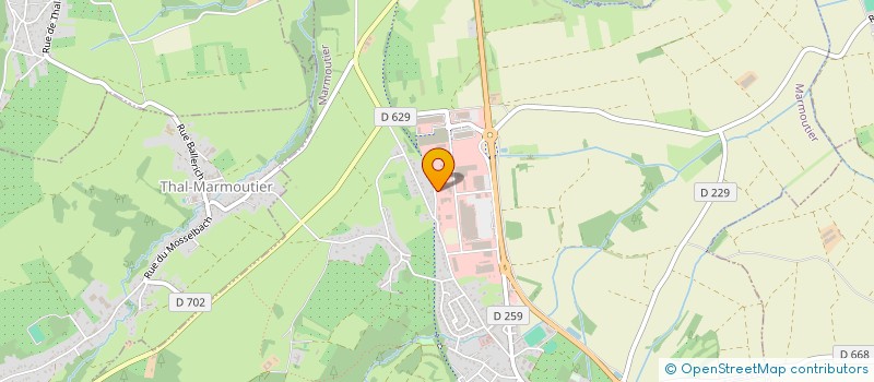 localisation de l'entreprise HORIZON IMMO  MARMOUTIER