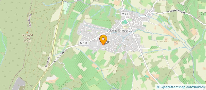 localisation de l'entreprise HORIZON IMMO  SAINT-DREZERY