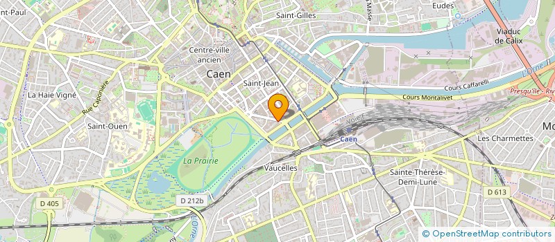 localisation de l'entreprise HORIZON IMMOBILIER à CAEN