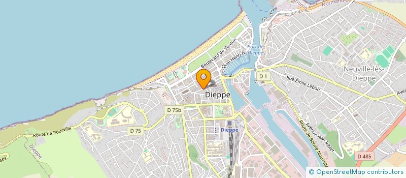 localisation de l'entreprise HORIZON IMMOBILIER  DIEPPE