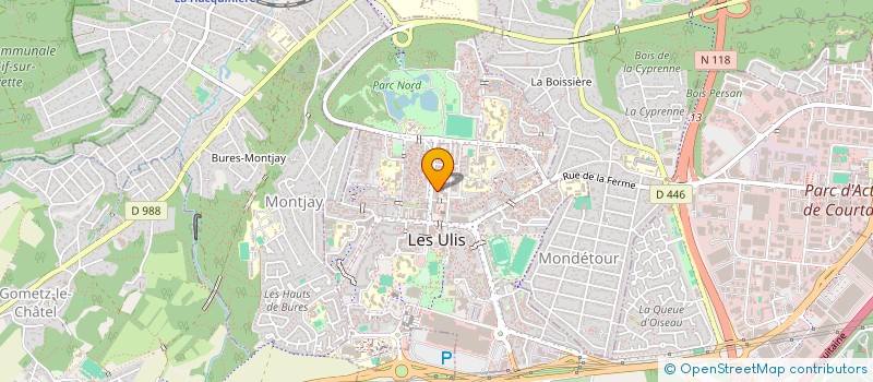 localisation de l'entreprise HORIZON IMMOBILIER  LES ULIS