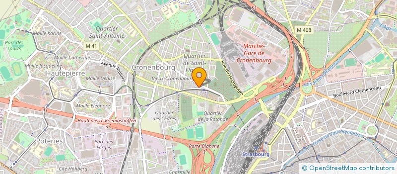 localisation de l'entreprise HORIZON IMPORT à STRASBOURG