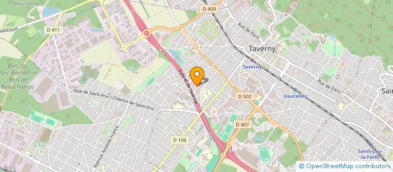 localisation de l'entreprise HORIZON INO  TAVERNY